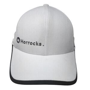 Horrocks Strapback Baseball Hat White One Size Adjustable Outdoor Ogio